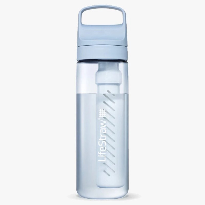 Gourde filtre à eau lifestraw go series 650 ml bleu ciel