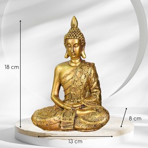 Statue bouddha sanci dorée