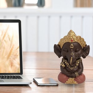 Statuette happy ganesh 2