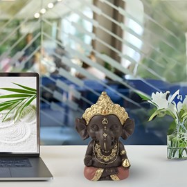 Statuette happy ganesh 3
