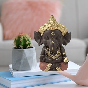 Statuette happy ganesh 3
