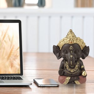 Statuette happy ganesh 3