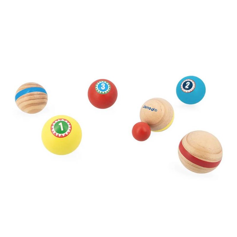Janod pétanque applepop - bois - dès 3 a