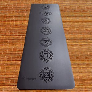 Tapis yoga pro 7 chakras 5mm + sac liège