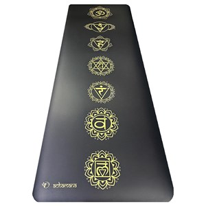 Tapis yoga pro chakras or 5mm +sac liège