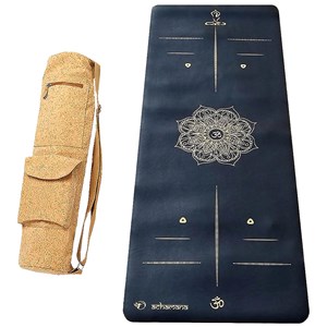 Tapis yoga pro mandala or 5mm +sac liège