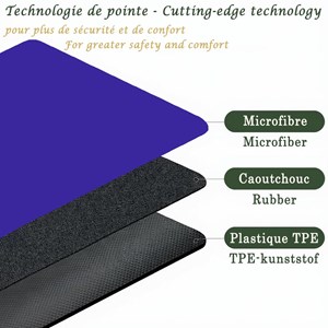 Tapis yoga épais 6mm esprit bouddha +sac