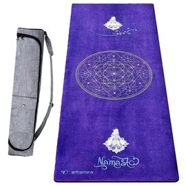 Tapis yoga épais 6mm namasté indigo +sac