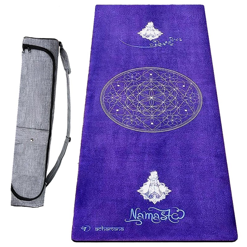 Tapis yoga épais 6mm namasté indigo +sac