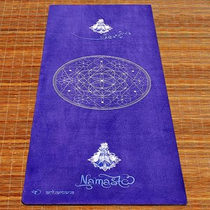Tapis yoga épais 6mm namasté indigo +sac