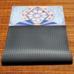 Tapis de yoga 6mm 7 chakras art  + sac