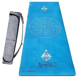 Tapis yoga 6mm namasté turqquoise + sac