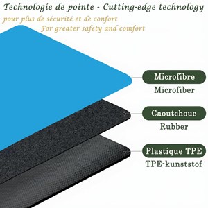 Tapis yoga 6mm namasté turqquoise + sac