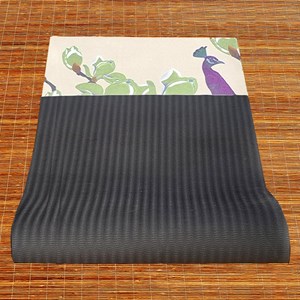 Tapis de yoga 6mm fleur de paon + sac
