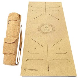 Tapis yoga liège 6mm practice +sac liege