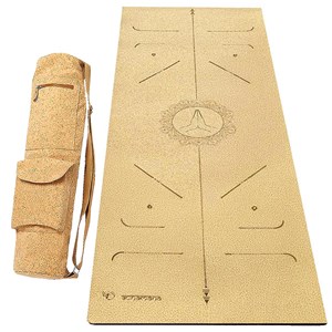 Tapis yoga liège 6mm practice +sac liege