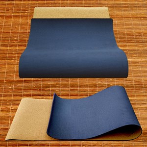 Tapis yoga liège rose mandala +sac liege