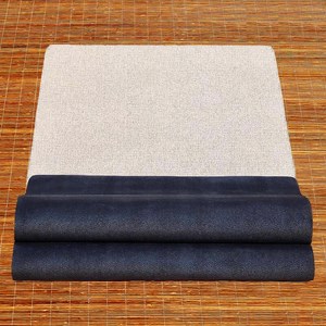Tapis yoga chanvre fleur de vie or + sac
