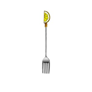 Fourchettes à dessert citron - lot de 6
