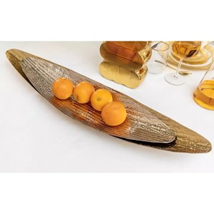 Coupes à fruits argent&doré - lot de 2