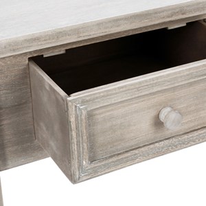 Console traditionnelle en bois charme -