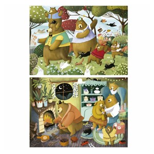 2 x 20 pcs la famille ours