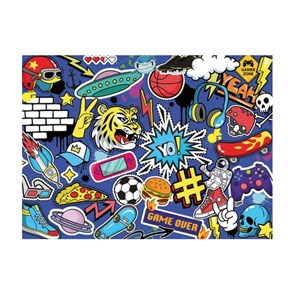 Nathan - puzzle 250p - les graffitis