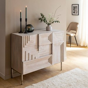 Petit buffet en bois de manguier tristan