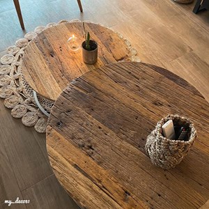 Table basse gigogne en bois recyclé