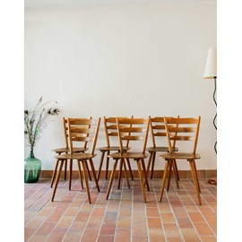 Lot de 6 chaises bistrot n°575