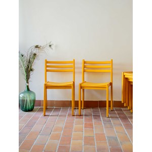 Alma, le lot de 6 chaises en bois n°458