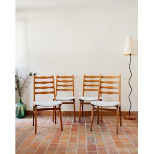 Alma, le lot de 4 chaises en bois n°455