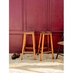 Paire de tabourets en bois n°565