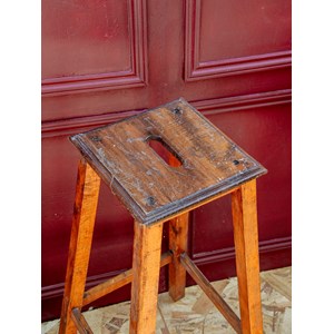 Paire de tabourets en bois n°565