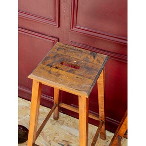 Paire de tabourets en bois n°565