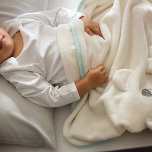 Couverture douce - koala blanc 80x100 cm