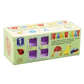 Pâte à modeler pour fenêtre - mauve