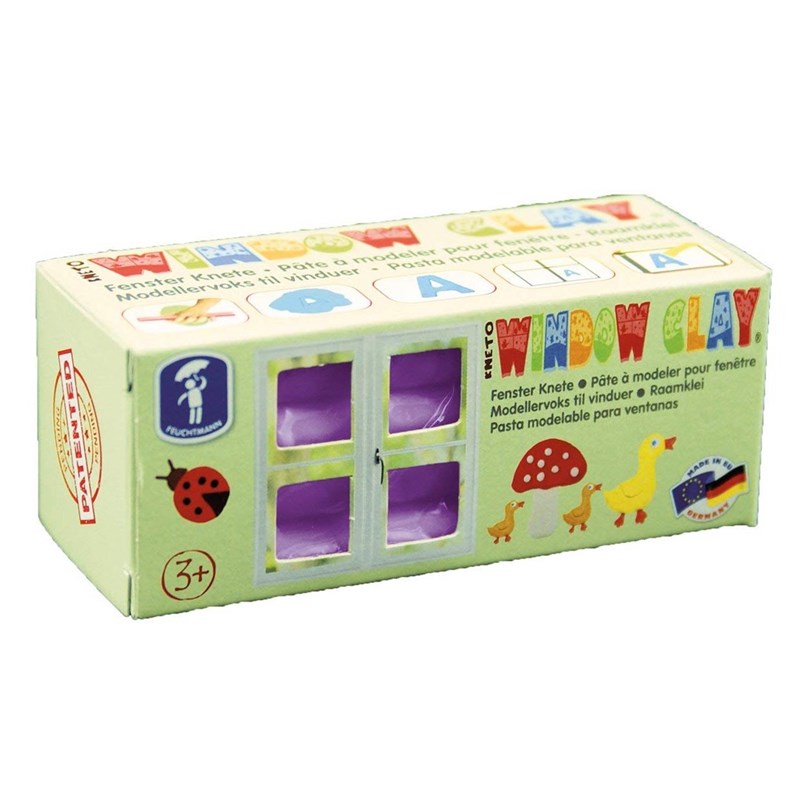 Pâte à modeler pour fenêtre - mauve