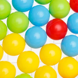 Balles pour piscine à ballse maxi 9 cm