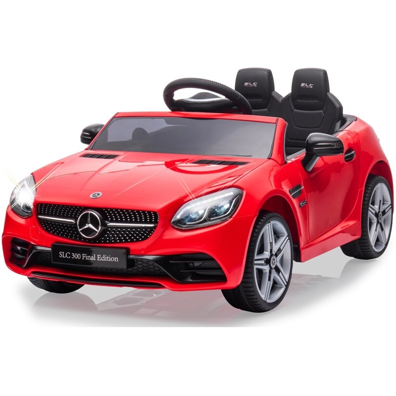 Voiture mercedes-benz slc rouge 12v