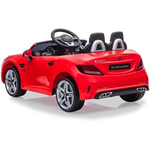 Voiture mercedes-benz slc rouge 12v
