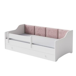 Lit enfant eryk 160x80 cm rose