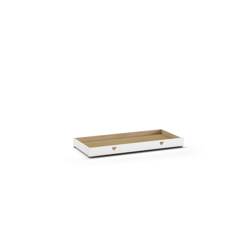 Vipack amori tiroir de lit - blanc