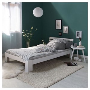 Lit simple 90x200 avec tiroir et sommier