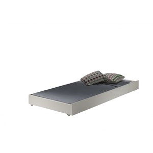 Lit familial avec lit gigogne blanc