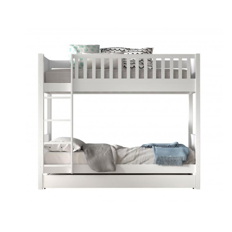 It superposé et lit gigogne blanc scott