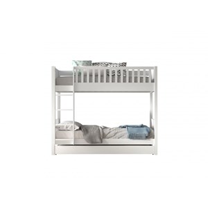 It superposé et lit gigogne blanc scott