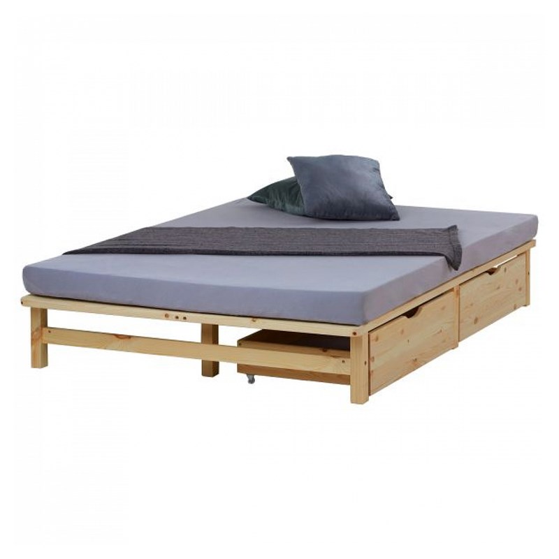 Homestyle4u - Lit homestyle4u beige