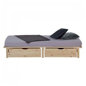 Lit homestyle4u marron