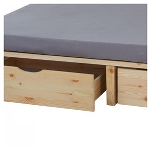 Lit homestyle4u marron